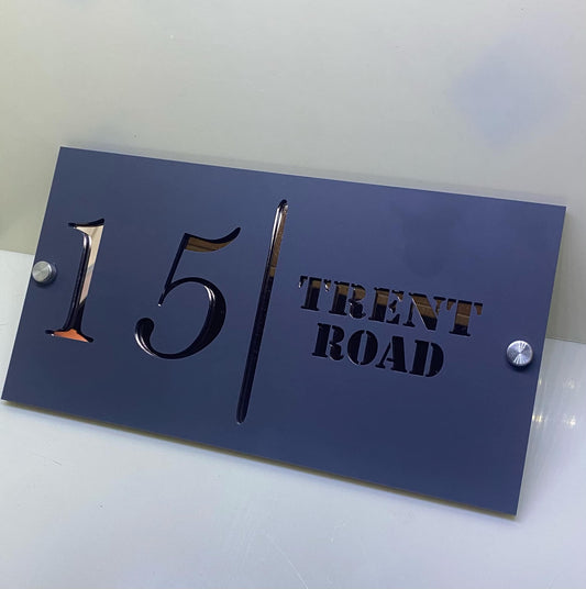 Narrow House Sign